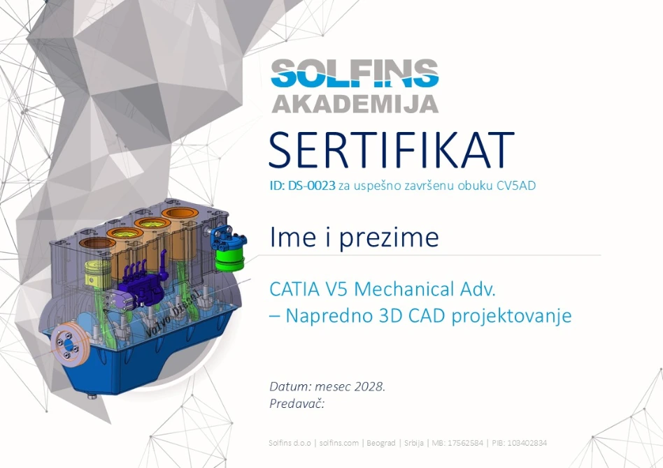 Solfins sertifikat